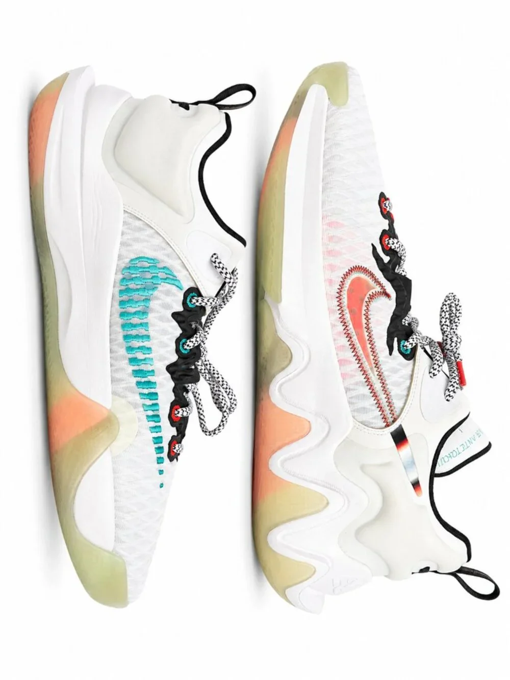 Nike Giannis Immortality Force Field White Multi  Rare Big Size 17 Hypebeast